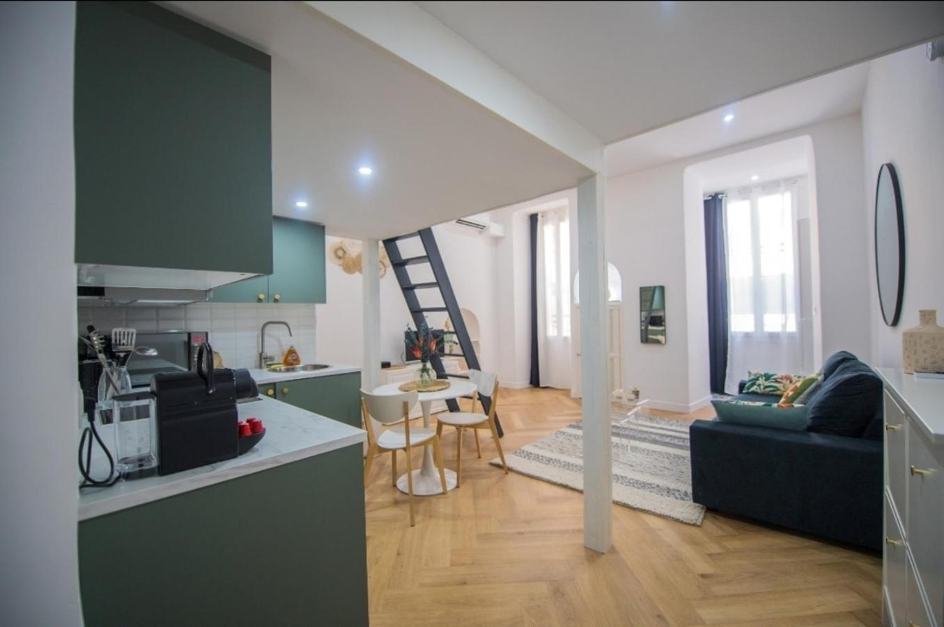 Studio Elegant 4 Couchages Front De Mer Clim Parking Privatif Wifi 尼斯 外观 照片